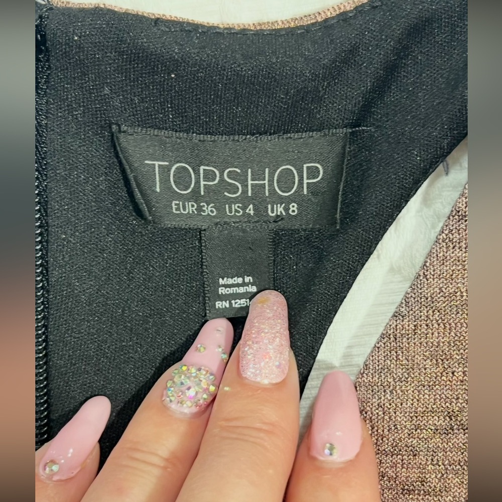Topshop Tan Backless Dress - Picture 7 of 7